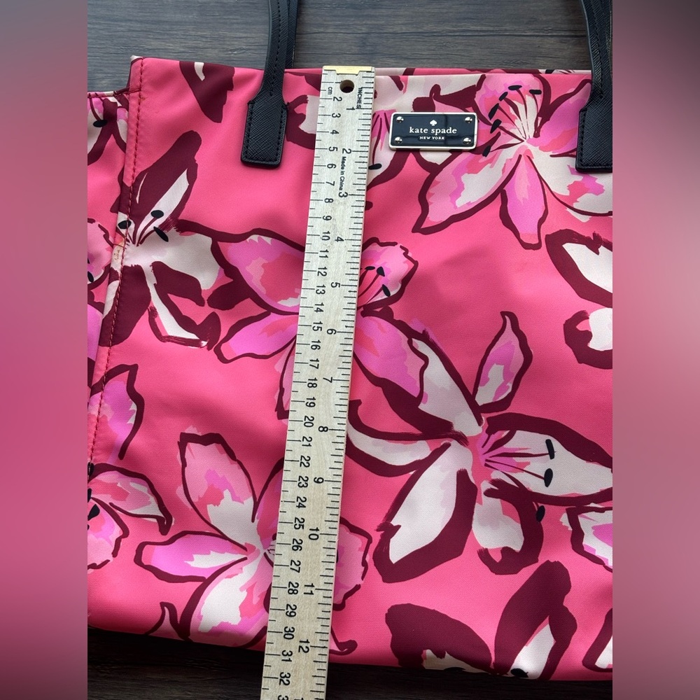 Kate Spade Vibrant Pink Floral Tote - Picture 9 of 16